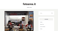 Desktop Screenshot of fotoarea.it